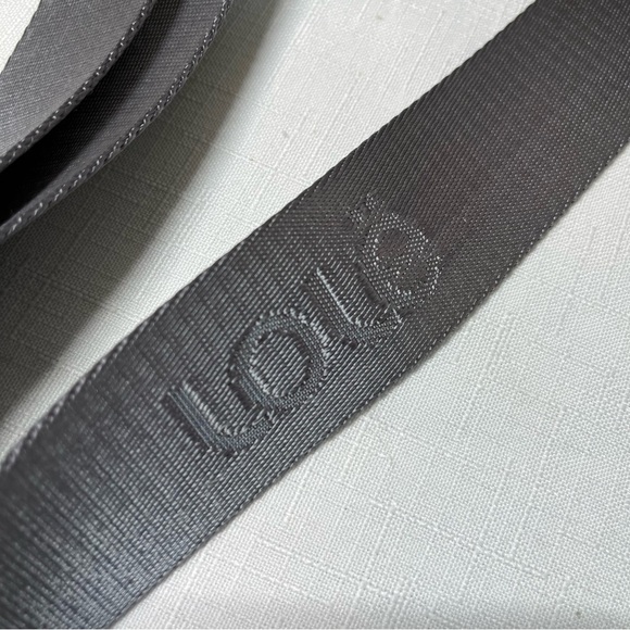 Lole Belt Bag. Minimalist Design. Charcoal Grey. Logo on belt. Adjustable - Picture 3 of 9